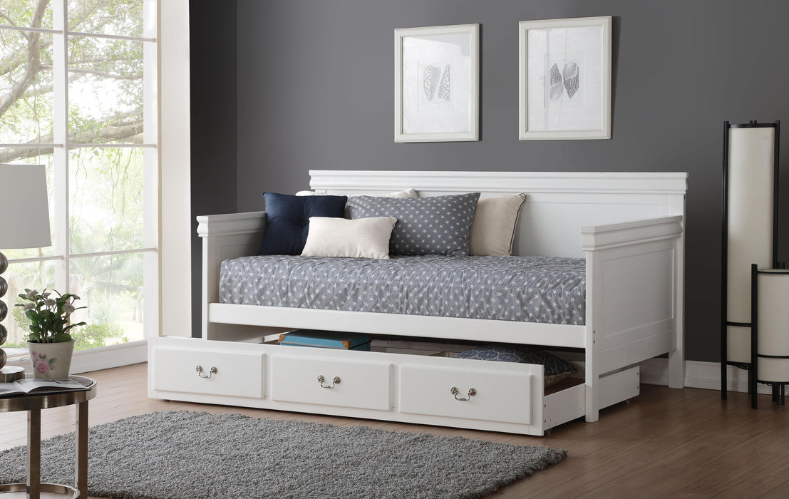 Bailee White Daybed (Twin Size) - Imperial Furniture (Las Vegas, NV) - Multi Location