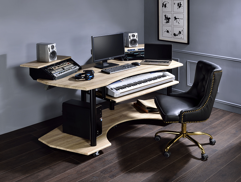 Eleazar Natural Oak Computer Desk - Imperial Furniture (Las Vegas, NV) - Multi Location
