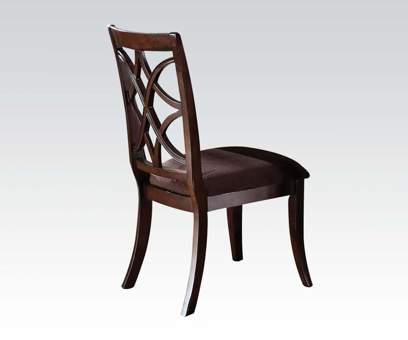 Acme Keenan Dining Side Chairs (Set of 2) in Dark Walnut 60257 - Imperial Furniture (Las Vegas, NV) - Multi Location