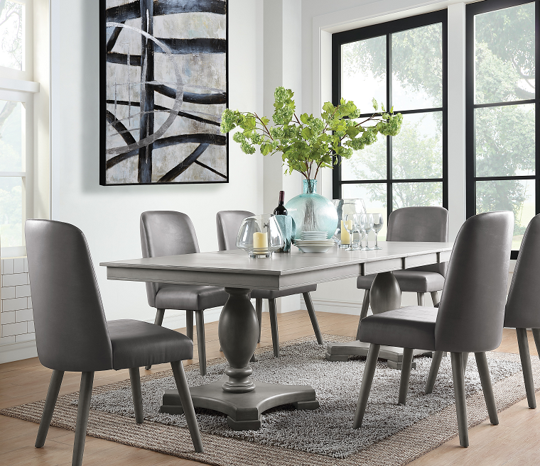 Waylon Gray Oak Dining Table - Imperial Furniture (Las Vegas, NV) - Multi Location