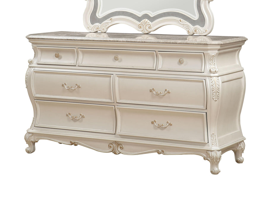 Chantelle Pearl White Dresser - Imperial Furniture (Las Vegas, NV) - Multi Location