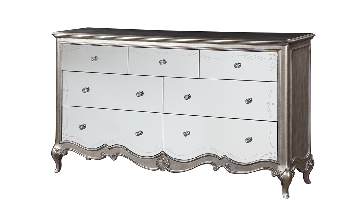 Esteban Antique Champagne Dresser (Jewelry Box) - Imperial Furniture (Las Vegas, NV) - Multi Location
