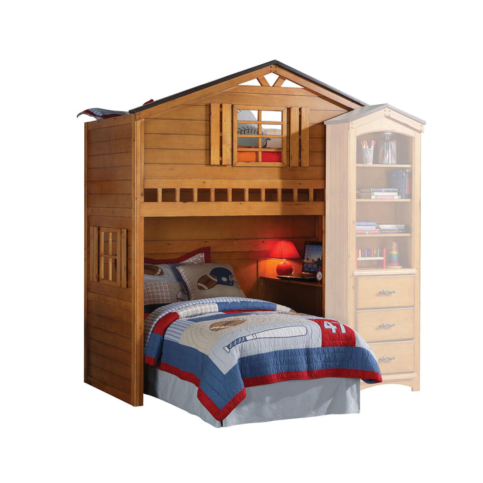 Tree House Rustic Oak Loft Bed (Twin Size) - Imperial Furniture (Las Vegas, NV) - Multi Location