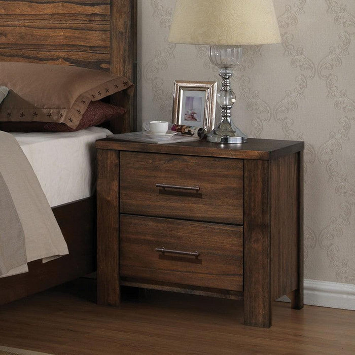 Acme Merrilee 2-Drawer Nightstand in Oak 21683 - Imperial Furniture (Las Vegas, NV) - Multi Location