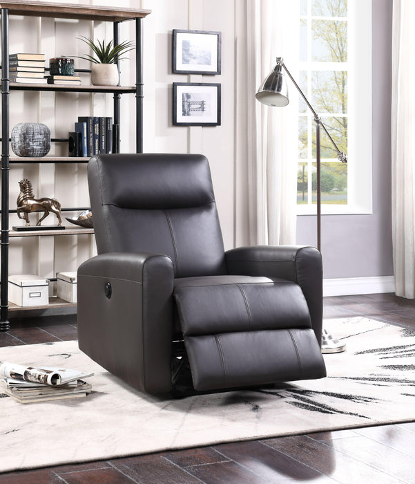 Blane Brown Top Grain Leather Match Recliner (Power Motion) - Imperial Furniture (Las Vegas, NV) - Multi Location