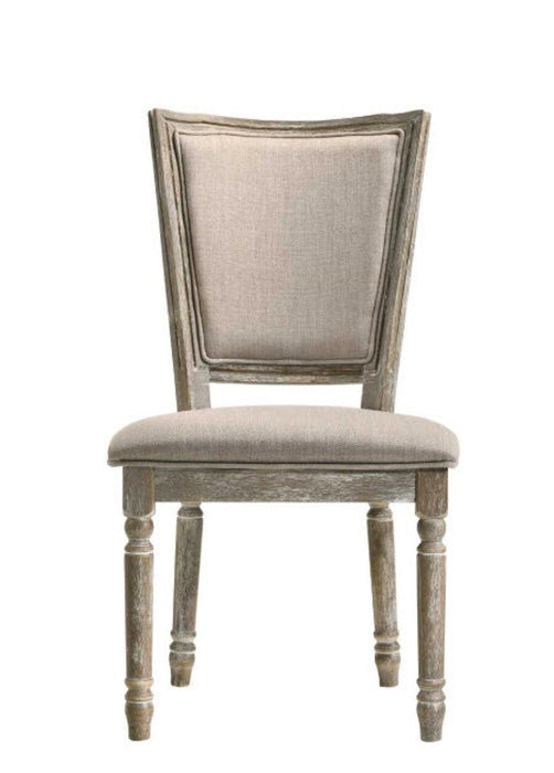 Acme Furniture Gabrian Side Chair (Set of 2) in Reclaimed Gray 60172 - Imperial Furniture (Las Vegas, NV) - Multi Location
