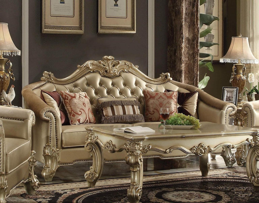 Acme Dresden Sofa in Gold Patina 53120 - Imperial Furniture (Las Vegas, NV) - Multi Location