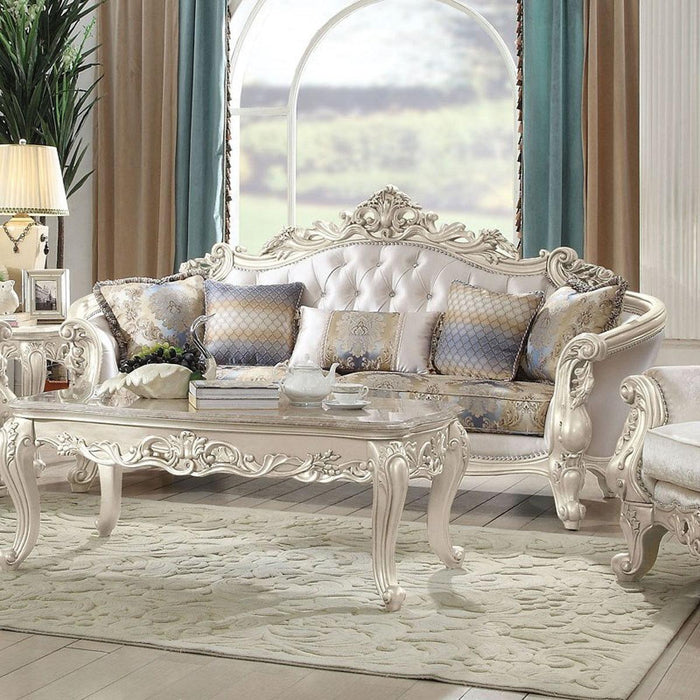 Acme Furniture Gorsedd Sofa in Antique White 52440 - Imperial Furniture (Las Vegas, NV) - Multi Location