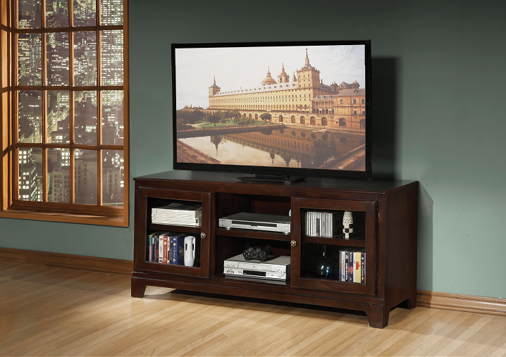 Halden Merlot TV Stand - Imperial Furniture (Las Vegas, NV) - Multi Location