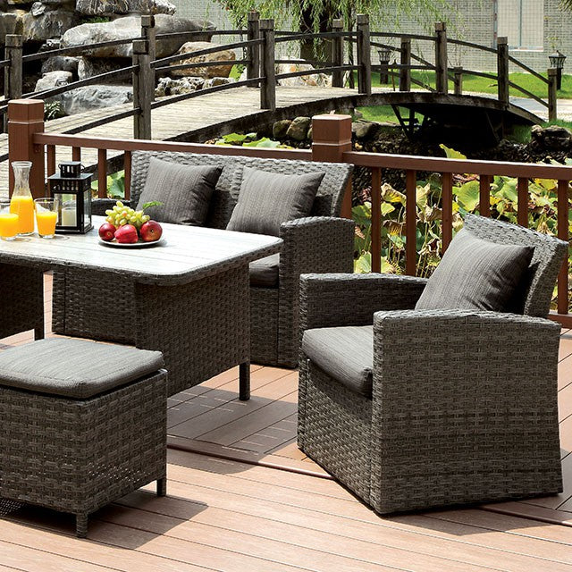 Nashira 6 Pc. Patio Dining Set - Imperial Furniture (Las Vegas, NV) - Multi Location