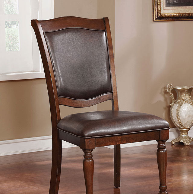 Sylvana Brown Cherry/Espresso Side Chair (2/CTN) - Imperial Furniture (Las Vegas, NV) - Multi Location