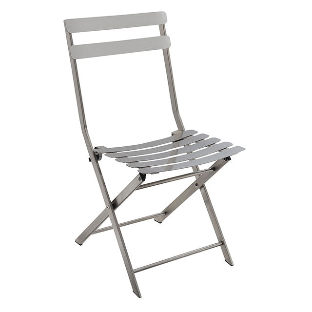 Lilah Stainless Folding Chair (2/Ctn) - Imperial Furniture (Las Vegas, NV) - Multi Location