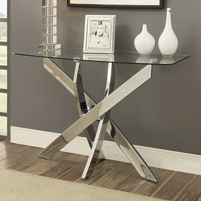 LAILA Chrome Sofa Table - Imperial Furniture (Las Vegas, NV) - Multi Location