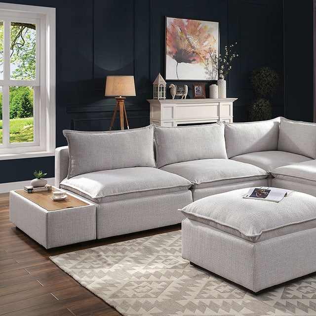 Arlene Sectional White - Imperial Furniture (Las Vegas, NV) - Multi Location