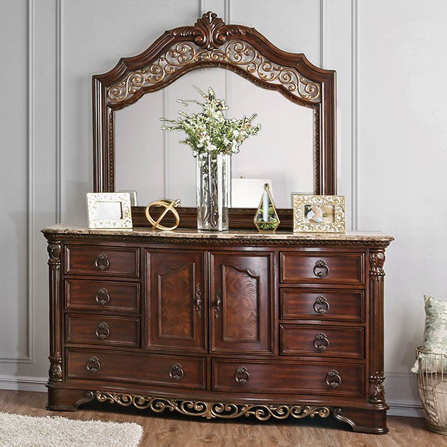 Menodora Brown Cherry Dresser - Imperial Furniture (Las Vegas, NV) - Multi Location