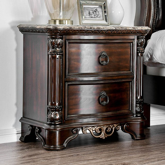 Menodora Brown Cherry Night Stand - Imperial Furniture (Las Vegas, NV) - Multi Location
