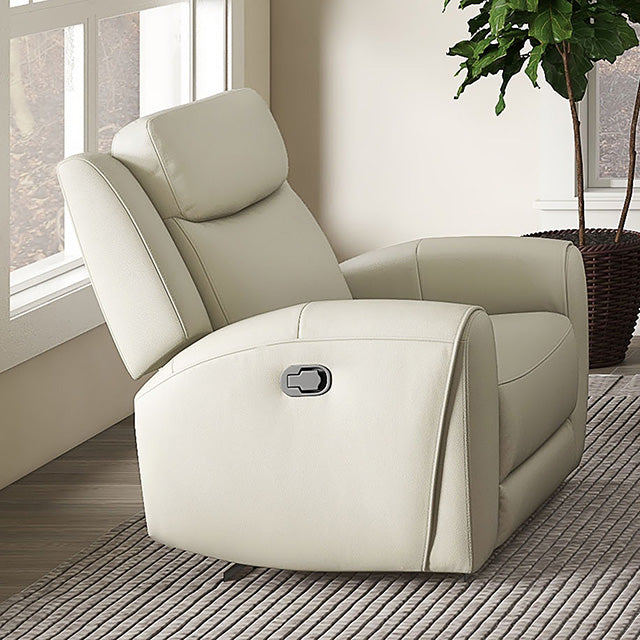 Jacobus Manual Recliner - Leather - Imperial Furniture (Las Vegas, NV) - Multi Location