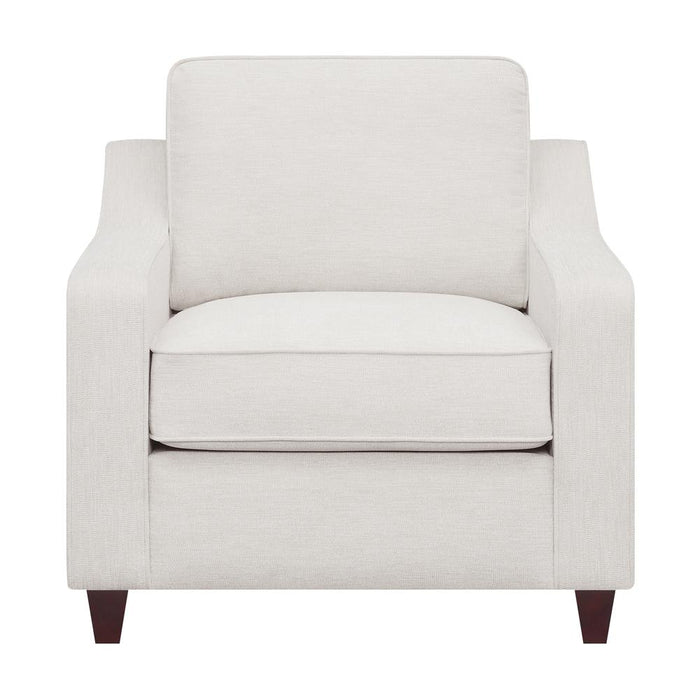 Christine Upholstered Cushion Back Chair Beige - Imperial Furniture (Las Vegas, NV) - Multi Location