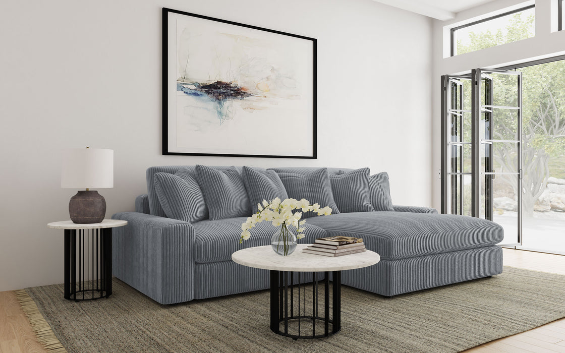 Blaine Upholstered Reversible Sectional Fog - Imperial Furniture (Las Vegas, NV) - Multi Location