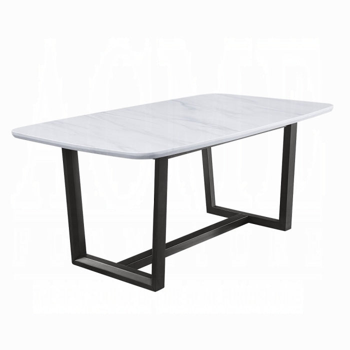 Madan Dining Table With Marble Top - Imperial Furniture (Las Vegas, NV) - Multi Location