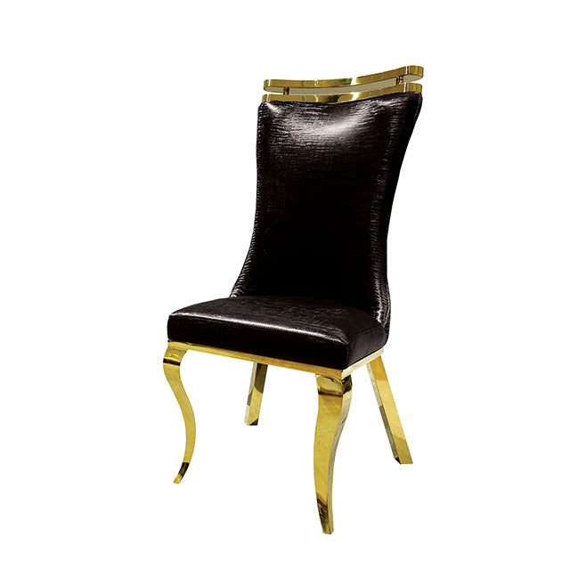 Palazzo Gold Chair (2/CTN) - Imperial Furniture (Las Vegas, NV) - Multi Location