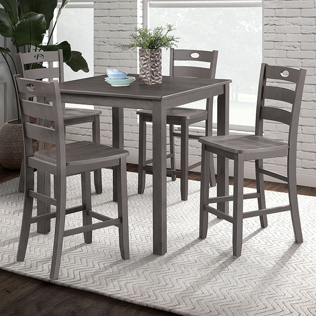 Lubbock 5 Pc. Counter Ht. Table Set - Imperial Furniture (Las Vegas, NV) - Multi Location