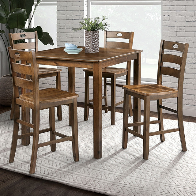 Lubbock 5 Pc. Counter Ht. Table Set - Imperial Furniture (Las Vegas, NV) - Multi Location