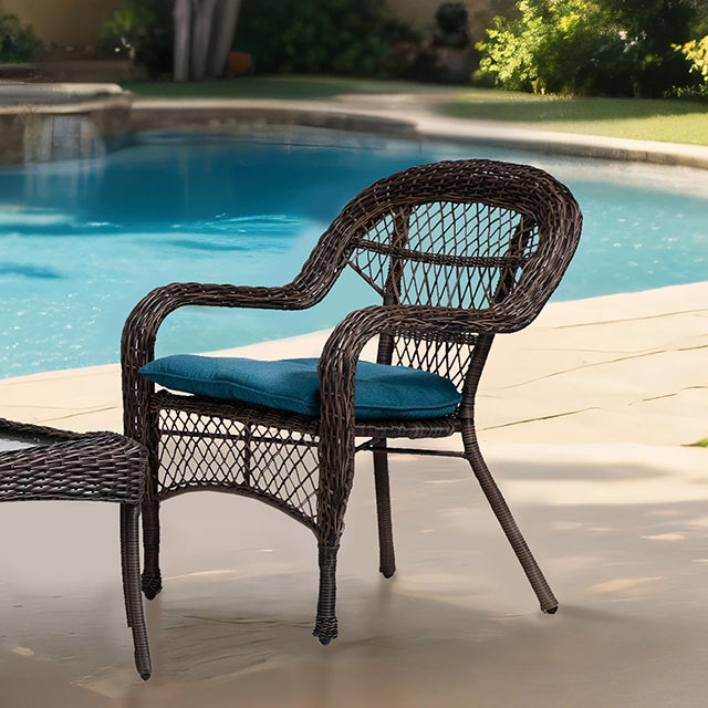 Oliveri Wicker Stacking Chair - 2Pc/Stack - Imperial Furniture (Las Vegas, NV) - Multi Location