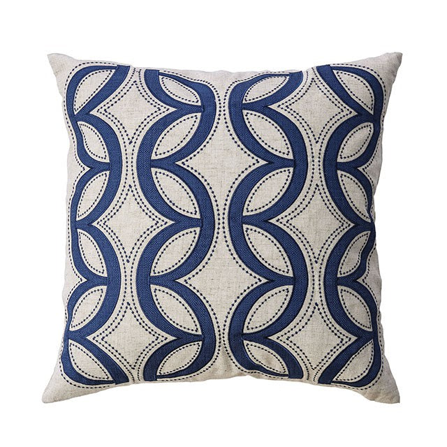Teri Natural/Indigo 20" X 20" Pillow, Natural & Indigo (2/CTN) - Imperial Furniture (Las Vegas, NV) - Multi Location