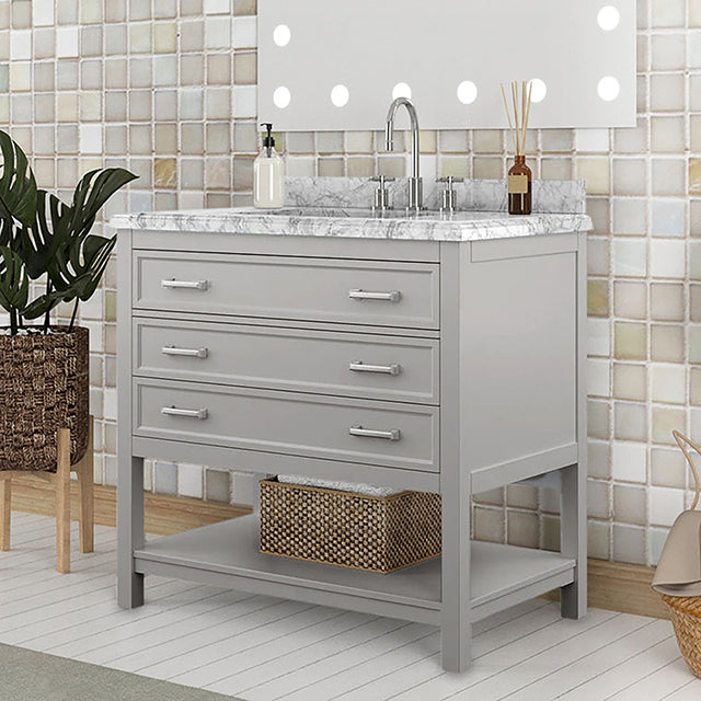 Reston Vanity with Top/ Sink - Imperial Furniture (Las Vegas, NV) - Multi Location