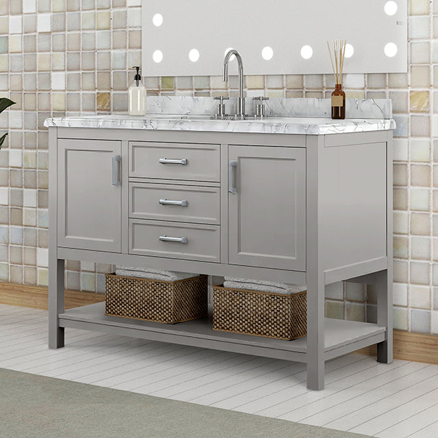 Reston Vanity with Top/ Sink - Imperial Furniture (Las Vegas, NV) - Multi Location