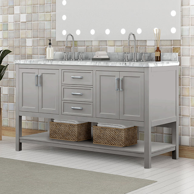 Reston Vanity with Top/ Sink - Imperial Furniture (Las Vegas, NV) - Multi Location