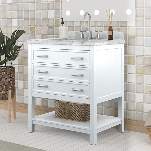 Reston Vanity with Top/ Sink - Imperial Furniture (Las Vegas, NV) - Multi Location