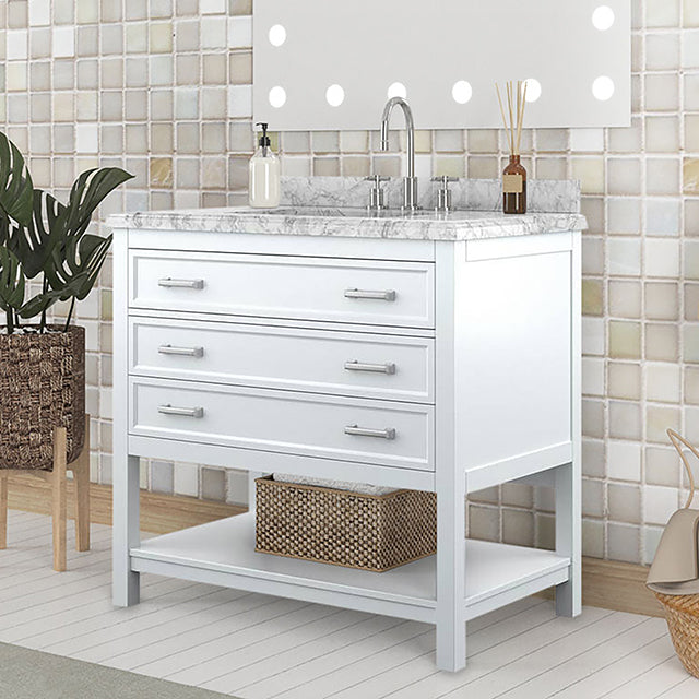 Reston Vanity with Top/ Sink - Imperial Furniture (Las Vegas, NV) - Multi Location