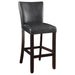 Alberton Upholstered Bar Stools Black and Cappuccino (Set of 2) - Imperial Furniture (Las Vegas, NV) - Multi Location