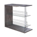 Prescott Rectangular 2-shelf Bar Unit Grey - Imperial Furniture (Las Vegas, NV) - Multi Location