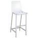 Juelia Bar Stools Chrome and Clear Acrylic (Set of 2) - Imperial Furniture (Las Vegas, NV) - Multi Location