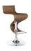 Covina Adjustable Bar Stool Walnut and Chrome - Imperial Furniture (Las Vegas, NV) - Multi Location