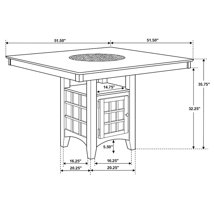 Gabriel Counter Height Dining Sets - Imperial Furniture (Las Vegas, NV) - Multi Location