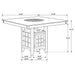 Gabriel Counter Height Dining Sets - Imperial Furniture (Las Vegas, NV) - Multi Location