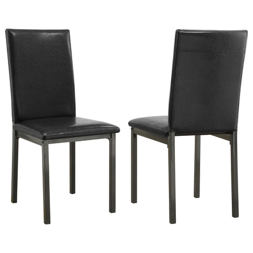 Garza Upholstered Dining Chairs Black (Set of 2) - Imperial Furniture (Las Vegas, NV) - Multi Location