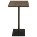 Cavalier 3-piece Square Bar Table Set Dark Elm and Black - Imperial Furniture (Las Vegas, NV) - Multi Location