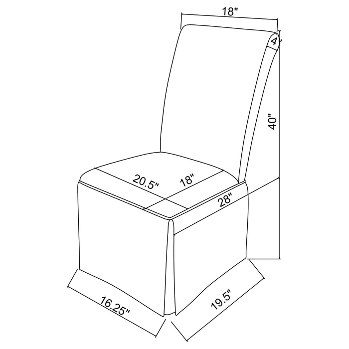 Shawna Side Chair - Imperial Furniture (Las Vegas, NV) - Multi Location