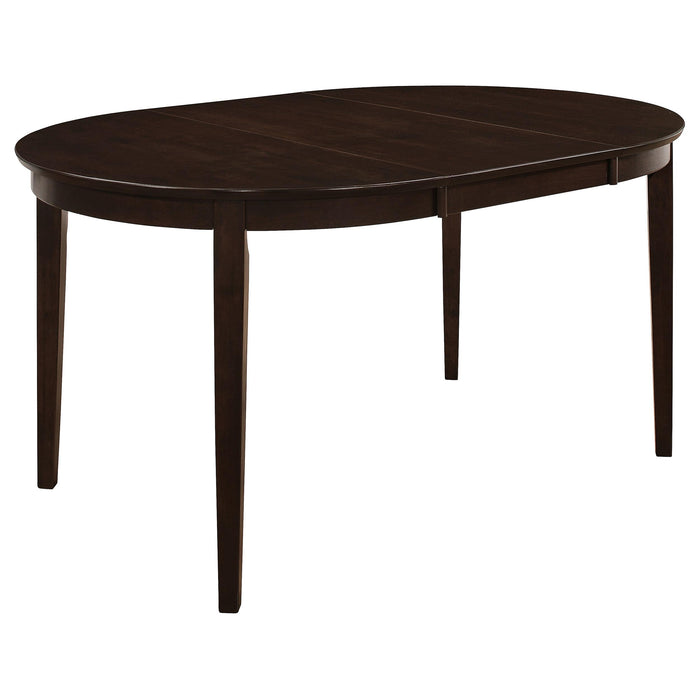 Gabriel 5-piece Extension Leaf Dining Table Set Cappuccino - Imperial Furniture (Las Vegas, NV) - Multi Location