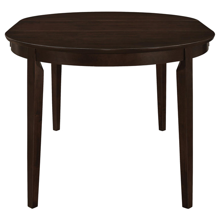 Gabriel 5-piece Extension Leaf Dining Table Set Cappuccino - Imperial Furniture (Las Vegas, NV) - Multi Location