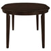 Gabriel 5-piece Extension Leaf Dining Table Set Cappuccino - Imperial Furniture (Las Vegas, NV) - Multi Location