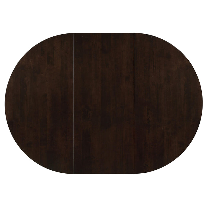 Gabriel 5-piece Extension Leaf Dining Table Set Cappuccino - Imperial Furniture (Las Vegas, NV) - Multi Location