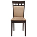Gabriel 5-piece Extension Leaf Dining Table Set Cappuccino - Imperial Furniture (Las Vegas, NV) - Multi Location
