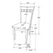 Gabriel 7 Pc Dining Set - Imperial Furniture (Las Vegas, NV) - Multi Location