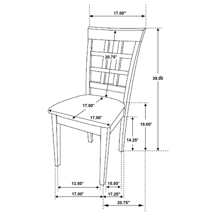 Gabriel 7 Pc Dining Set - Imperial Furniture (Las Vegas, NV) - Multi Location
